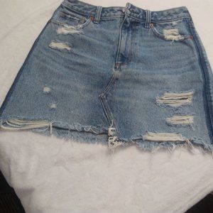 Abercrombie & Fitch Vintage distress A Line skirt size 4